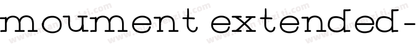 moument extended字体转换